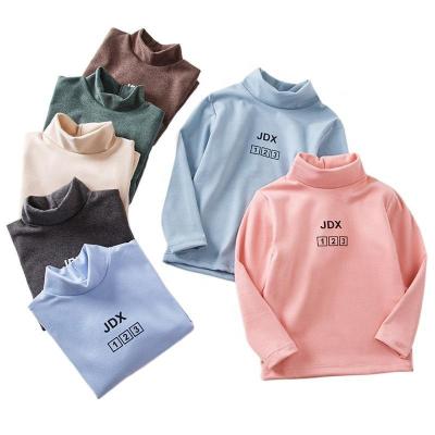 China QUICK DRY Children's Knit Boys Collared Winter Knitwear Tops For Kids Girl Blank Logo Custom T-shirts Thermal Underwear Kids for sale