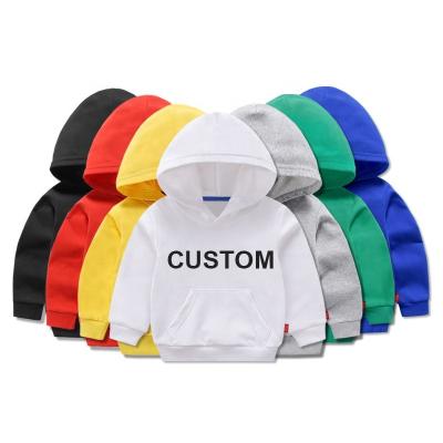 China Anti-pilling Clothing Logo Design Children's Pullover Custom Blank Kids Plain Printed Boys Hoodies and Sweatshirts Baby Kids Boy's Hoodies for sale