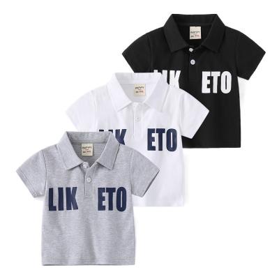 China Kids Tops Child Anti-pilling Printing Wear Custom Wholesale Clothes T-shirt For Boys And Girls Kids Shirts Blanket Polo Shirts for sale