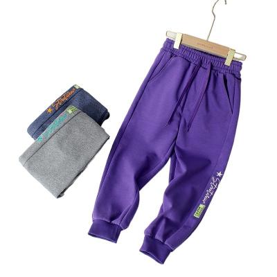 China Color Fade Proof Children Wear Boys Pants Sweatshirt And Casual Embroidered Sweatpants Pants For Girls Toddler Girls Pants And Trousers for sale