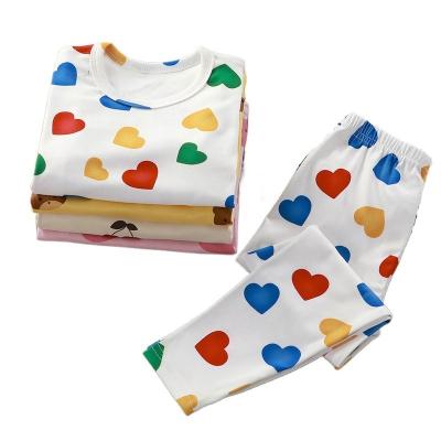 China Breathable Kids Clothing Set Boys Home Clothes 2 Piece Clothing Sets Girls Sleepwear Pajamas Girls Sleep Warm Pajamas for sale