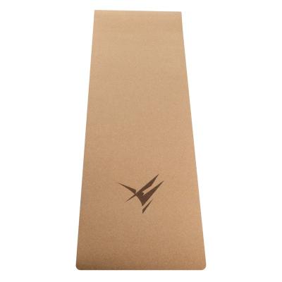 China Logo Gym Fitness Equipment Custom Rubber Non Slip Cork Yoga Mat Eco Friendly Natural Customized Tropical Yoga and Pilate, Yoga and Pilate for sale