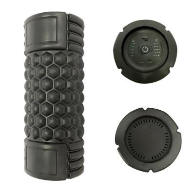 China Comfortable Exercise Machine 3d Massager High Density Black Personalized Eva 90cm Vibration Foam Roller for sale