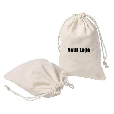 China Recyclable Custom Printed Biodegradable Organic Tote Cloth Bread Bag Drawstring Cotton Drawstring Dust Bag for sale