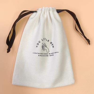 China High Quality Eco-Friendly Recyclable Eco-Friendly Recyclable Organic Cotton Canvas Custom Cotton Canvas Drawstring Pouch Bags For Handbag for sale