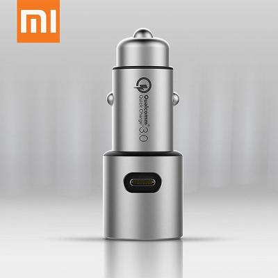 China Hot Selling Original Xiaomi Car Fast Charging Dual Memory Car Power Off Fast Charger USB Charger For Smartphone Tablet for sale