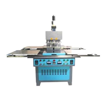 China Garment Shops Clothes Logo Heat Stamp Pressing Hydraulic Machine For Silicone Rubber Patches for sale