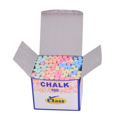 China dustless white color 100 pcs OEM customized high quality chalk africa foreign popular chalk 7.5x0.9cm/customized for sale