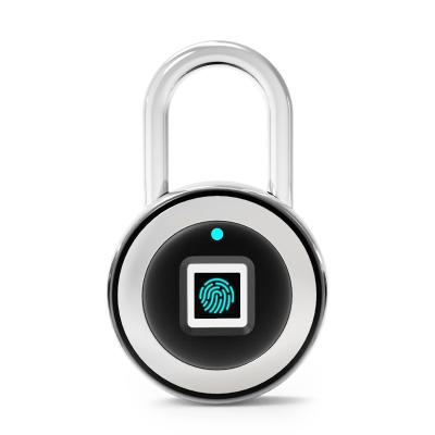 China Body: 6061 Alloy BOSHI Smart Fingerprint Padlock Smart Keyless Outdoor Padlock for sale