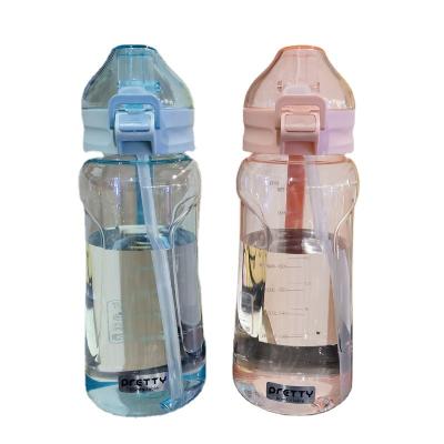 China Viable Wholesale Plain Fashion Factory Cute Water Bottle Sippy Cup Plastic for sale