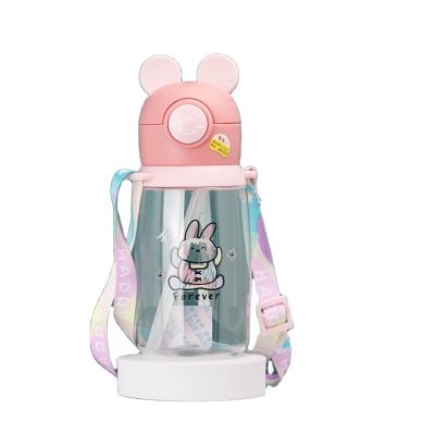 China Cartoon Viable Simple Clear Kids Promotion Cheap Plastic Water Bottle for sale