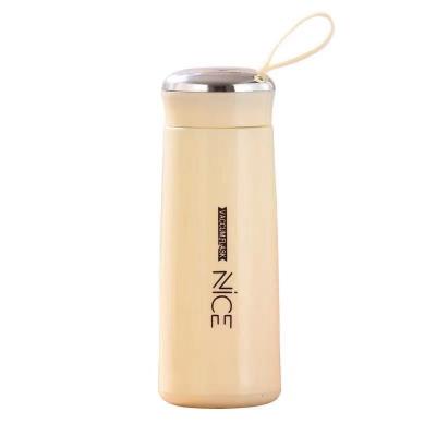 China Sustainable Fashionable Unbreakable Double Glass Water Bottles With Custom Logo for sale