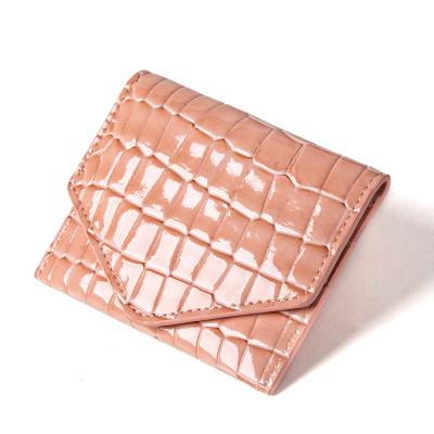 China Daily Used Customized New Fashion Wallet Gift PU High Quality Short Ladies Card Holder Slim Small Wallets for sale