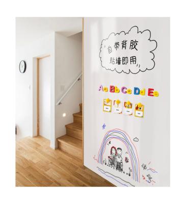 China Self Adhesive Flexible Dry Erase Iron Erase Whiteboard Magnetic Whiteboard Poster Easy Back for Writing and Learning for sale