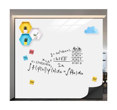 China Premium Quality Iron Flexible Dry Erase Magnetic Back Erase Whiteboard Magnetic Whiteboard Sheet for Home Office School Wall for sale