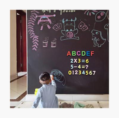 China Black Chalk Board Message Erase Wall Flexible Iron Flexible Back Magnetic Drawing Study Wet Sheet For Home Office School for sale