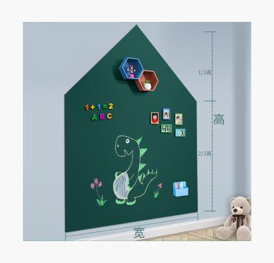 China Green Easy Erase Wall Back Flexible Iron Magnetic Chalk Board Magnetic Drawing Study Drawing Wet Paper For Home Office School for sale