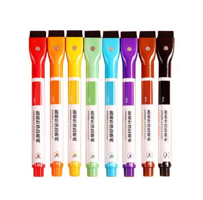 China Vivid And Vibrant Fine Neodymium Tip Colors Strong Magnetic Whiteboard Marker Low Odor Long Life Use For Whiteboard for sale