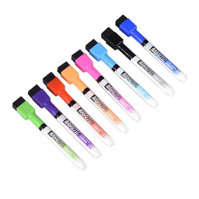 China Long Lasting Use Low Odor Bright Vibrant Colors Fine Tip Magnetic Whiteboard Marker for School Office for sale