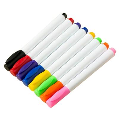 China Water Erasing Pen For Window Plastic Chalkboard Wet Erasing Pen For Window Plastic Chalkboard Low Smell Non-Toxic Non-Hazardous Low Smell Vivid Basic Color for sale