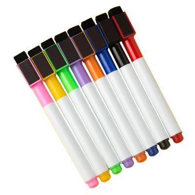 China Color Size Wet Erase Vivid Jumbo Smell Low Eraser Low Eraser Non-Toxic Non-Hazardous Magnetic Water Vibrating Blackboard Pen for sale