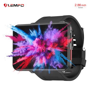 China 3G LEMFO LEM T 4G 2.86 Inch Screen Smart Watch Android 7.1 3GB 32GB 5MP Camera 480*640 Resolution 2700mah Battery Smartwatch Men for sale