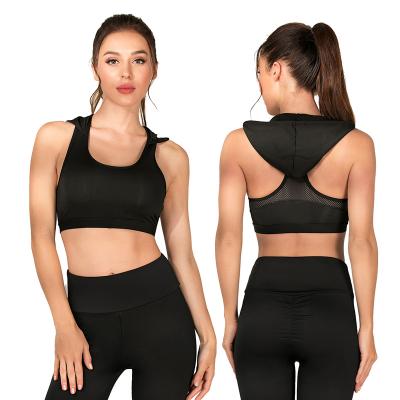 China Breathable Back Crop Workout Hoodie Gym Sports Yoga Women Fitness Women Stretch Equipment Upper Activewear for sale