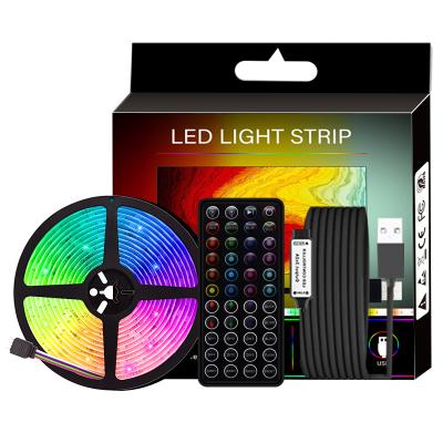 China Home Decoration 5050 5m 10m Wifi RGB Smart Flexible Waterproof Neon Home Decoration Led Strip Light for sale