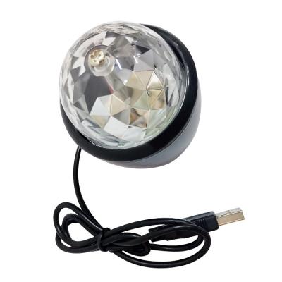 China Modern Modern Stage Light Remote Sound Control Led Party Light RGB Crystal Magic Ball Disco Lights for sale