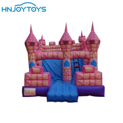 China Jumper Bouncer Girls Pink Princess Jumper Bouncer Girls Pink Princess Combo PVC Children's Castle Inflatable Slide For Sale for sale