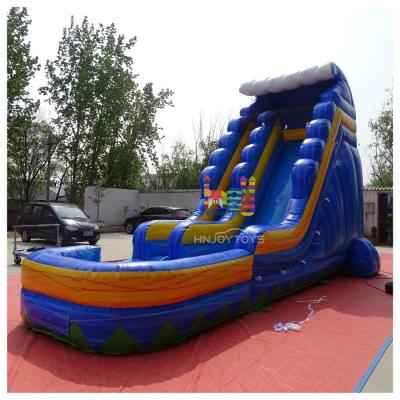 China Water Slide Inflatable Water Kids Inflatable Slide With Detachable Pool for sale