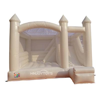 China Wedding Bounce House Sale Rent Wedding Explosion Small White Jumpers Party Castle Bounce House With Zipper for sale