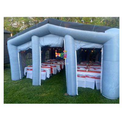 China Outdoor Inflatable Church Tent Pop Up Large Event Shelter Party Bar Portable Building Inflatable Church Wedding Tent For Sale for sale