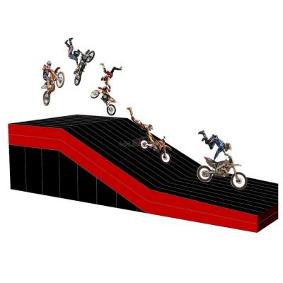 China Airbag Landing Customized Inflatable Scooter Ramp Slope BMX MTB Motorcycle Airbag Landing for sale