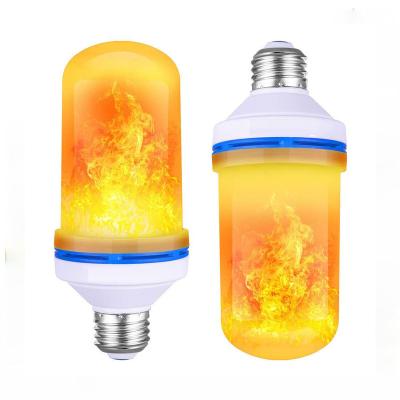 China Home Decor Lamp Edge E27 E26 B22 Gravity Garden Sensor 4 Fire Modes Flame Effect Bulb FLAME LAMP Vintage Bar Bar for sale