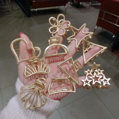 China Friendly Material Alloy Holds Hair Velvet Classic Headdress Hair Clip Claws Lovely For Women Girls Hair Claws Holds Accessories for sale