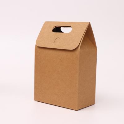 China Recyclable Wholesale Custom Foldable Kraft Paper Box House Shape Gift Boxes For Wedding Candy Presents for sale