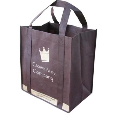 China Wholesale Custom Made Vintage Nonwoven Eco Friendly Nonwoven Grocery Handled Shopping Bags Goods Tote Bag for sale