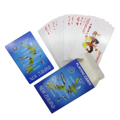 China Paper Plastic Wholesale Promotional Cheap Playing Cards Advertising Poker Cards With Logo Printing for sale