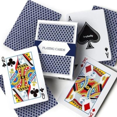 China Wholesale Cheap Promotional Personalized Custom Paper Cards Logo Printed Poker Playing Cards Paper Manufacturer for sale