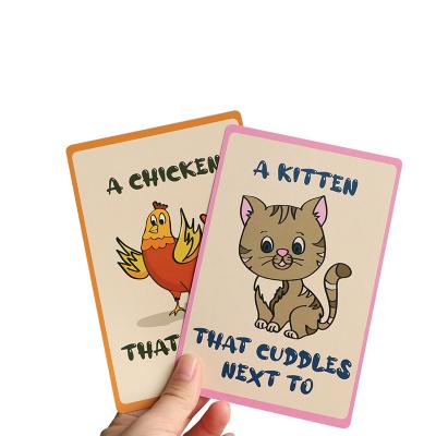 China Paper Children Educational Toy Flash Cards For Baby Study Custom Design Print Kids Education Card With Box for sale