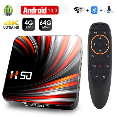 China OEM/ODM Android TV Box Android 10 4GB 32GB 64GB 4K H.265 Media Player 3D Video 2.4G 5GHz Wifi BT Smart TV Box Set Top Box for sale