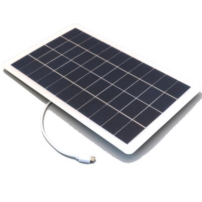 China Outdoor Micro Power Bank Solar Panel 1500mA 1000mA 800mA 400mA 5V USB DC Solar Panel Battery 18650 3.7V 156.75mmx156.75mm for sale