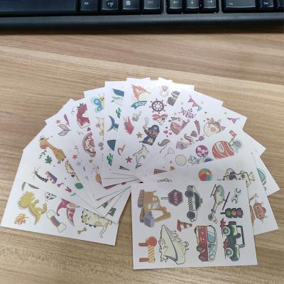 China Temporary Custom Christmas Kids Temporary Tattoo Stickers Water Transfer Tattoos Kids Tattoo Stickers for sale