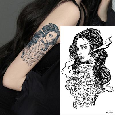 China Temporary High quality long lasting half sleeve tattoo sticker reality waterproof herbal tattoo stickers juice japanese for sale