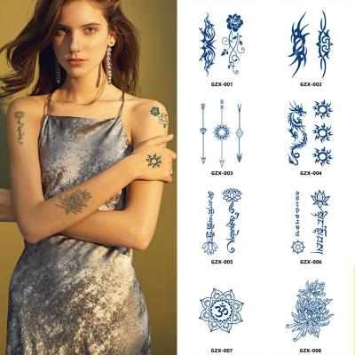 China Temporary Customized Small Semi Permanent Tattoo Fake Skin Arm Temporary Waterproof Long Lasting 15 Days Tattoo for sale