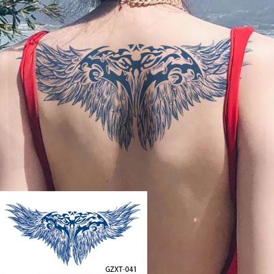 China Temporary Wholesale Juice Tattoos Temporary Waterproof Non-toxic Long Lasting 15 Days Animal Flower Chest Tattoo Designs Men for sale