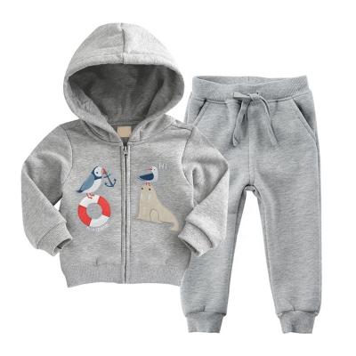 China Wholesale custom fashionable soft and comfortable kids hoodies and pants clothing sets for sale