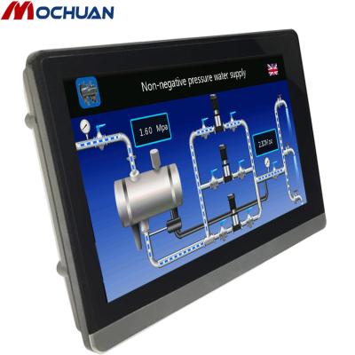 China universal programmable ethernet 7inch hmi touch screen and plc 7