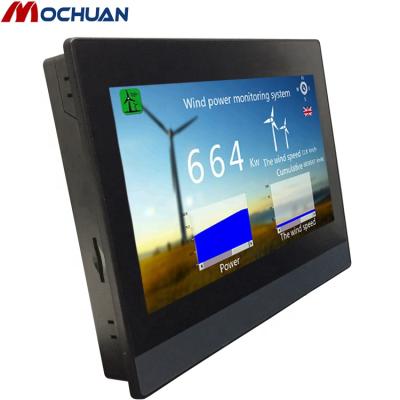 China 7inch industrial ip65 programmable led touch screen controller 7